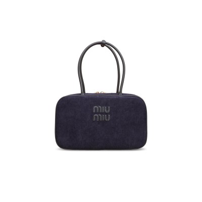 MIU MIU SUEDE BEAU BAG 5BB117 (34*23*10cm)
